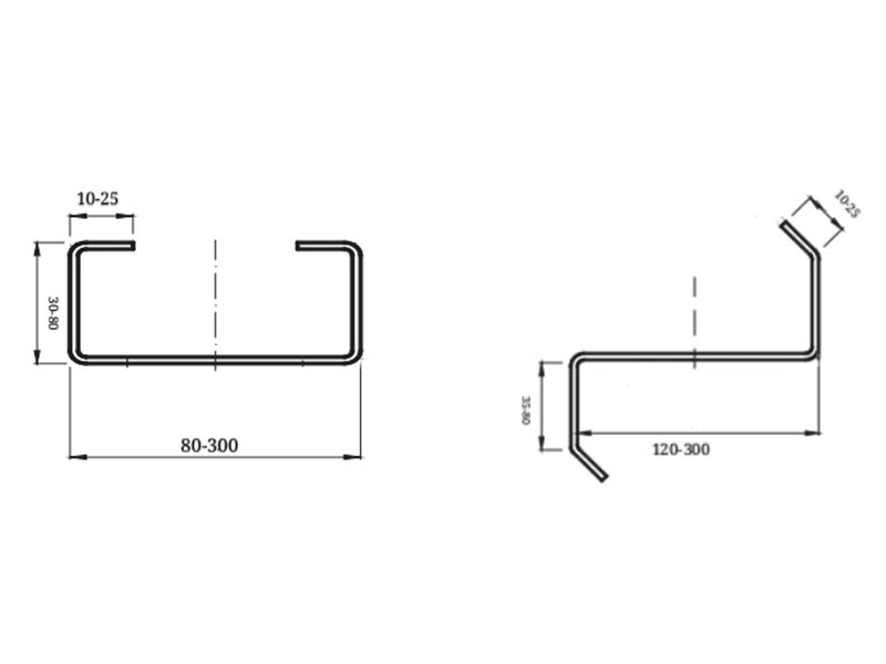 آلات تشكيل لفائف البورلين من النوع 80-300 CZ