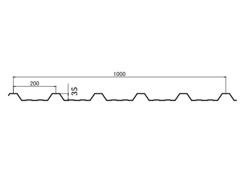 آلة تشكيل صفائح التسقيف عالية السرعة