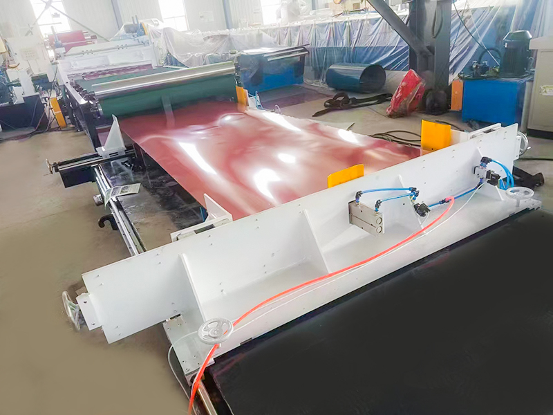 خط قطع لفائف الصلب حسب الطول