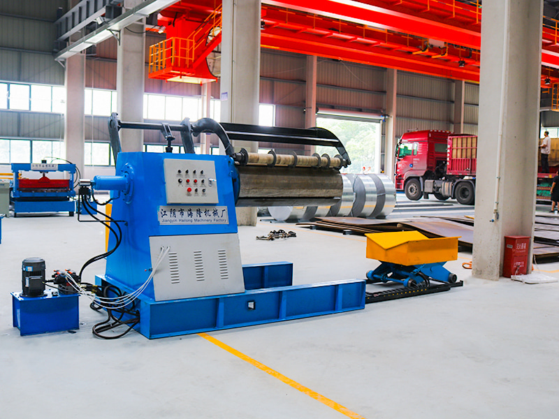 أجهزة فك اللفائف الهيدروليكية ذات الملفات الفولاذية